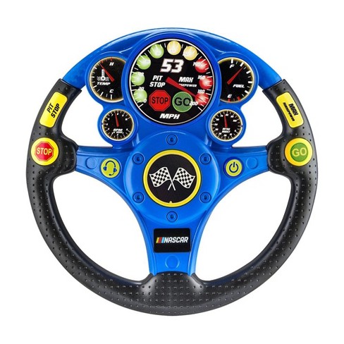 Toy steering wheel clearance target