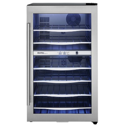 Danby 38-Bottle Black Stainless Steel Dual-Zone Wine Cooler