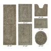 Lux Premium 100% Cotton Tufted Solid Reversible 6 PC Bath Rug Set – Ultra-Soft, Water-Absorbent, Durable, Machine Washable Bathroom Rug - 2 of 4