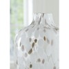 Signature Design by Ashley Keelton 13.75" Glass Vase, White, Taupe & Pink Finish - 3 of 4