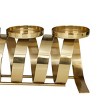 Contemporary Stainless Steel Candle Holder Gold - Olivia & May - 3 of 4
