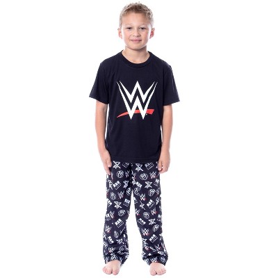 WWE Boys Wrestling Big E Seth Rollins Roman Reigns Sleep Pajama Set 4 5