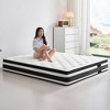 12 Inch King Size Breathable Cover   Certipur-US  Memory Foam Individual Pocket Spring Hybrid Mattress - 3 of 4