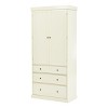 77" Freestanding Kitchen Pantry Cabinet with 3 Adjustable Shelves,3 Drawers,8 Door Racks,Farmhouse Storage Cupboard for Dining RoomThe Pop Home - 3 of 4