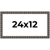 PosterPalooza | Panoramic Deco Black Picture Frame - UV Acrylic, Foam Board Backing, Hanging Hardware - 2 of 4