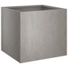 vidaXL Garden Raised Bed PP Anthracite 16.9"x16.9"x13.8" - 4 of 4