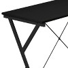 Vynxaria Black L-Shaped Computer Desk Corner Desks with CPU Holder Corner-Friendly Design for Home Office Gaming - 4 of 4
