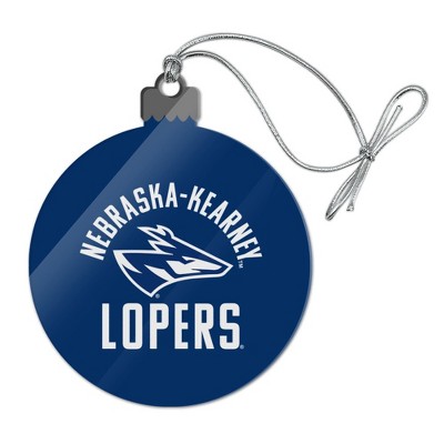 University of Nebraska at Kearney Lopers Logo Acrylic Christmas Tree Holiday Ornament