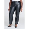 ELOQUII Women's Plus Size Studded Faux Leather Pant - 3 of 4