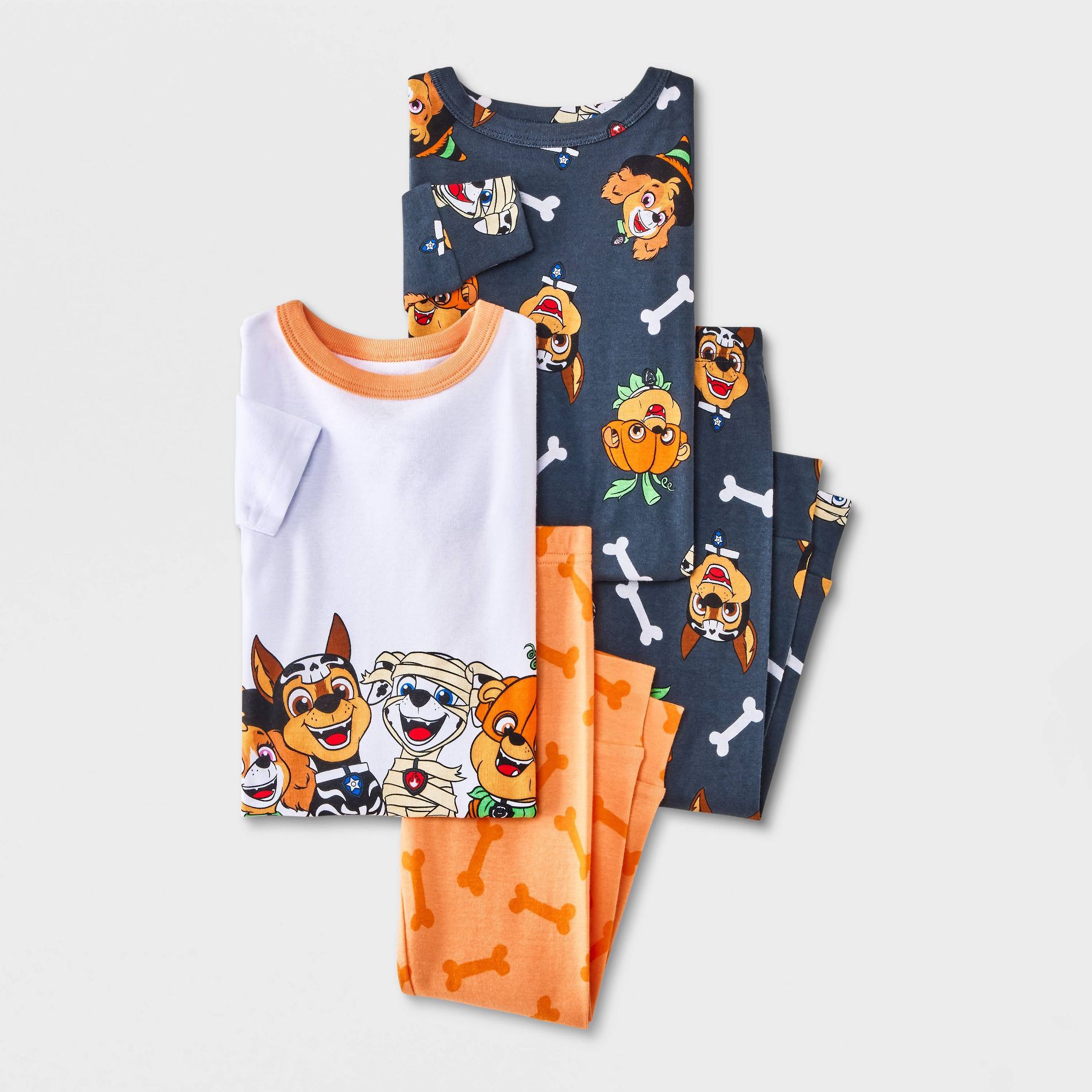 Baby & Toddler 4pc PAW Patrol Halloween Cotton Snug Fit Pajama Set - Orange/Black