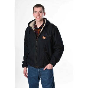 Insulated Gear Men's Winter Hooded Jean Jacket - 1 of 4