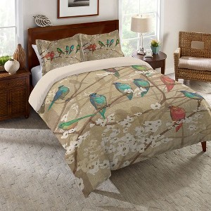 Birds and Blossoms Queen Comforter - 1 of 1