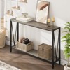 43" Console Table, 2-Tier Industrial Narrow Entryway Table , Sofa Table, Console Tables for Entryway - 4 of 4