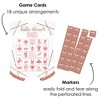 Big Dot of Happiness It’s Twin Girls - Picture Bingo Cards and Markers - Pink and Rose Gold Twins Baby Shower Shaped Bingo Game - Set of 18 - 2 of 4