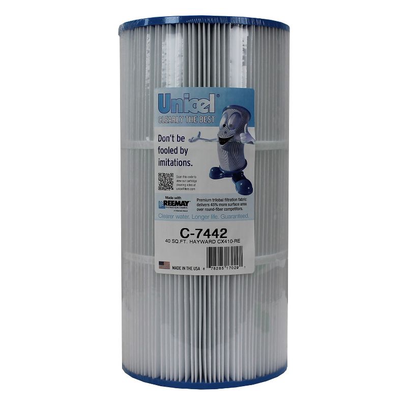 Unicel C-7442 40 Square Foot Media Replacement Pool Filter Cartridge with 120 Pleats, Compatible with Hayward Pool Products, 1 of 7