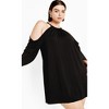 Women's Plus Size Karlee Dress - black | CITY CHIC - image 3 of 4