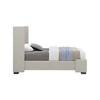 Meridian Furniture,Oxford Linen Textured Fabric Bed - 4 of 4