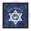 Amanti Art Festival of Lights blue III-Happy Hanukkah by Tara Reed Canvas Wall Art Print Framed 16 x 16-in. - image 4 of 4