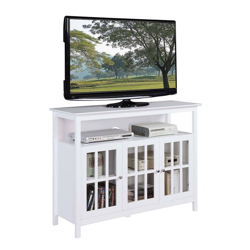 Big Sur Deluxe Storage Cabinets and Shelf TV Stand for TVs up to 48" - Breighton Home, 3 of 10