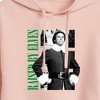 Women's - ELF - Christmas Raised By Elves Cropped Graphic Hoodie - 2 of 3