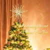 Aoibox 15 Inch Christmas Tree Topper 150 LED Lights USB Powered Starburst Star Remote Timer Silver Glitter for 4-9ft Tree 1 Piece - 2 of 4