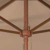 Velop 7.5 Ft Square Wooden Pulley Market Umbrella - PAT8409 - Safavieh - 3 of 3