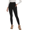 Women's Winter Warm Thermal Tights Leggings High Waisted Yoga Pants with Pockets - 2 of 4