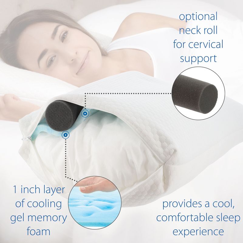 Core Products CerviLoft Adjustable Cervical Support Comfort Pillow, 5 of 9