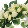 22" Artificial Tulips and Buttercups Spring Wreath - National Tree Company - 3 of 3