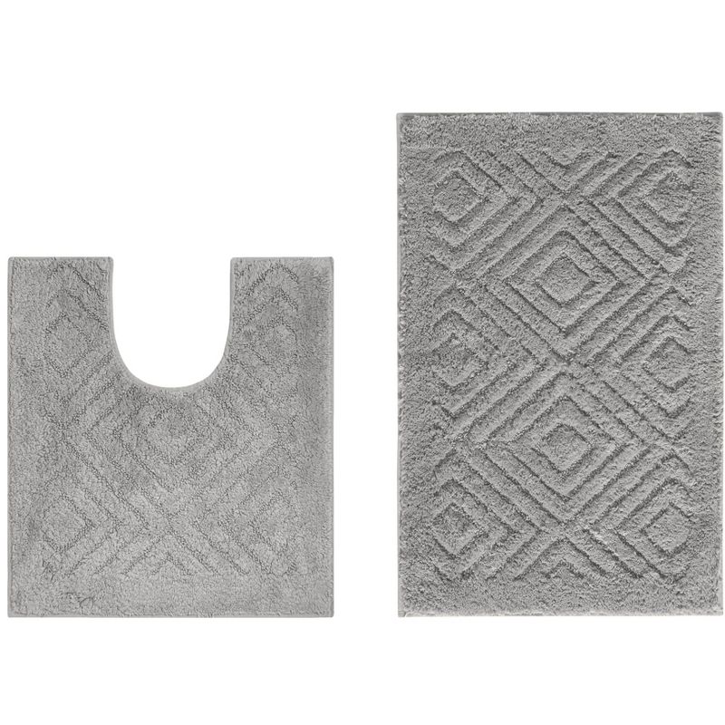 Trier Collection Ultra Soft Cotton & Polyester Bath Rug - Better Trends, 4 of 5