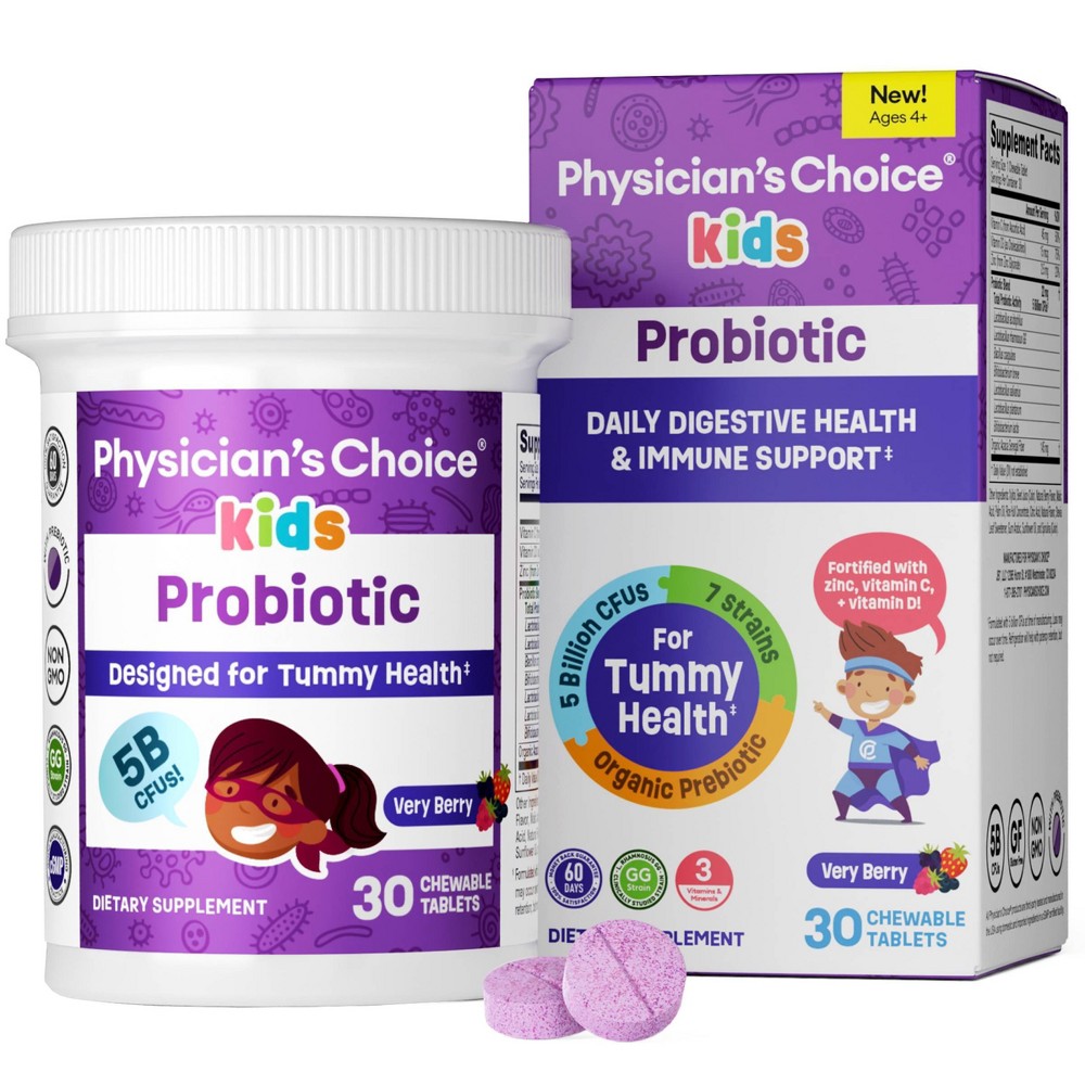 Photos - Vitamins & Minerals Physician's Choice Kids Probiotic - 30ct