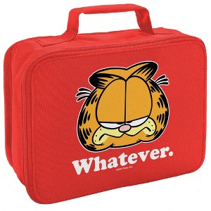 Garfield Whatever Face Insulated Soft Sided Lunch Box - 1 of 4