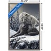 Trends International Lisa Parker - Snow Kisses Framed Wall Poster Prints - 3 of 4
