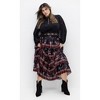 Women's Plus Size Drama Queen Skirt - black | CITY CHIC - image 3 of 4