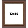 PosterPalooza | Traditional Brown Picture Frame - UV Acrylic, Foam Board Backing, Hanging Hardware - 2 of 4