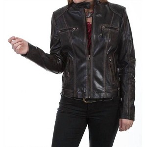 Women's Wo's Vintage Lambskin Leather Jacket - Scully - 1 of 2