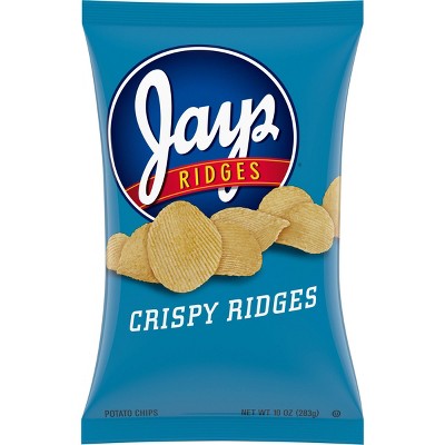 Jays Crispy Ridges Potato Chips - 10oz