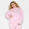 Women's Oversized Bubble Hem Hooded Sweatshirt - Wild Fable™ - 2 of 3