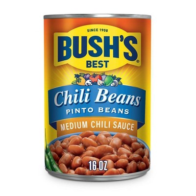 Bush's Pinto Beans in Medium Chili Sauce - 16oz