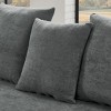 GDFStudio Tyler Modern 110" Velvet Compressed Foam Floor L-Shape Sectional Sofa - 3 of 4