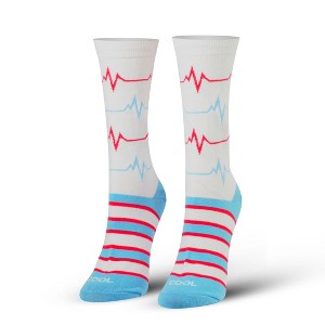Cool Socks Novelty Crew Dress Sock, Women's, Graphic, Unique Designs, Funny Silly Cute - 1 of 4