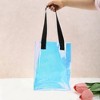 Unique Bargains Holographic Ribbon Handle Gift Bag Multicolor 1Pc - 4 of 4