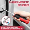 Itopfox 1/4″ Magnetic Ratcheting Screwdriver with Non-Slip Handle Ergonomic Cushion Grip for Garage & Daily Repair Durable Bit Holding for Tightening - 4 of 4