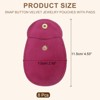 Unique Bargains Snap Button Velvet Jewelry Pouches with Pads 8 Pcs - 2 of 4