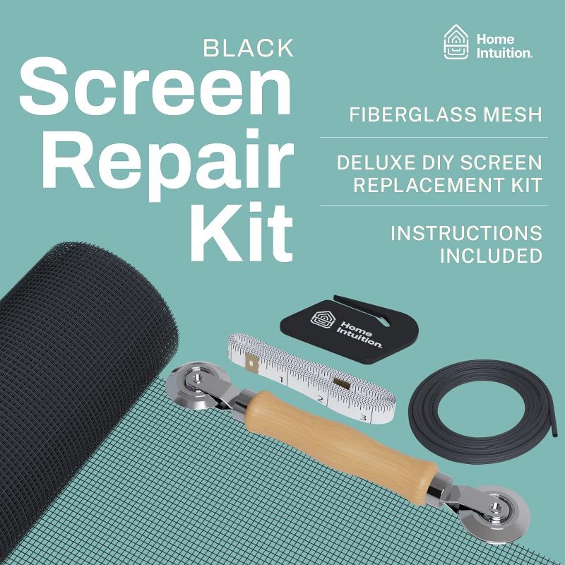 Home Intuition - Windows and Screen Door Replacement Repair Kit with Tool Set for Easy Installation, 2 of 8