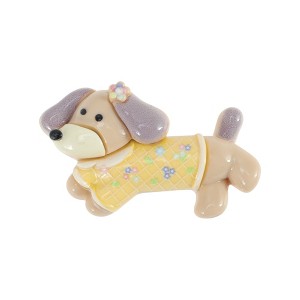 Unique Bargains Cute Dog Magnetic Decal 1 Pc - 1 of 3