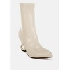 Gaias Fantasy Heel Patent Faux Leather Boots - image 2 of 4