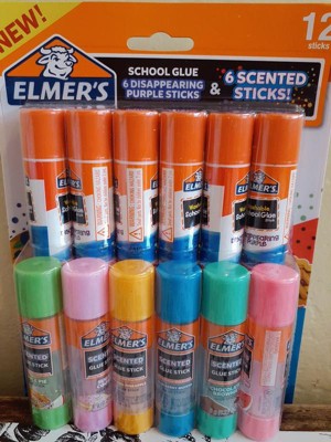 Elmer's 4pk Washable School Glue Sticks Scented : Target