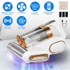 Angel Sar Cordless Mattress Vacuum Cleaner, 200W 16KPA Suction with UV Allergen Removal, Dual Dust Cup for Home Fabrics - 4 of 4