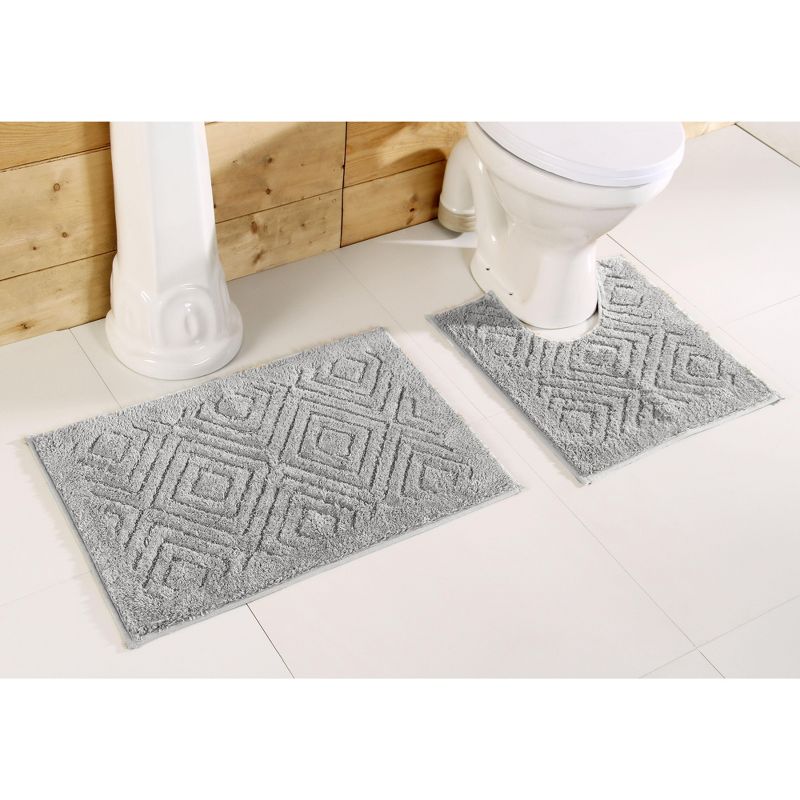 Trier Collection Ultra Soft Cotton & Polyester Bath Rug - Better Trends, 1 of 5